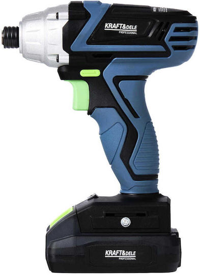 Kraft & Dele KD3406 Cheie de impact Baterie 21V cu Priză 1/4" & Hexagonal