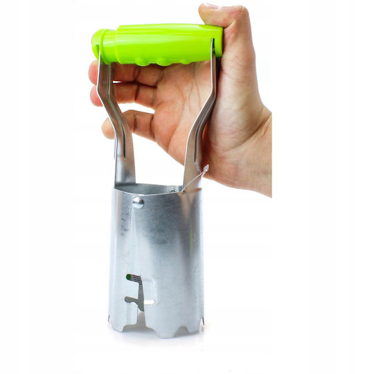 Plantator Manual de Bulbi de Flori Mecanism cu Arc Mâner Ergonomic