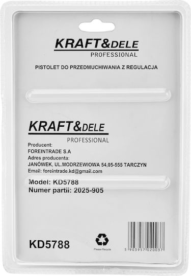 Kraft & Dele Πιστόλι Βαφής Αέρος