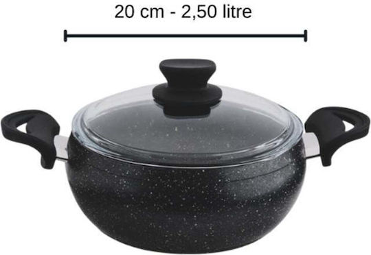 SteweHome Set De Vase De Gătit Cu Acoperire Antiaderentă 7 Piese