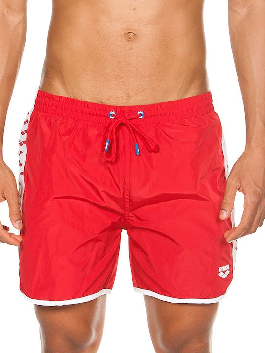 Arena Herren Badehose Shorts Rot Gestreift