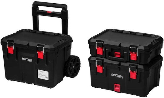 Tool Cart 3 Boxes Kraft&dele Kd1077
