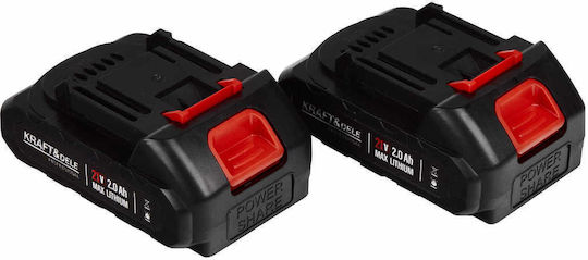 Kraft & Dele Fierăstrău cu acumulator 2x2Ah 21V 3.15kg cu lamă 20.32cm