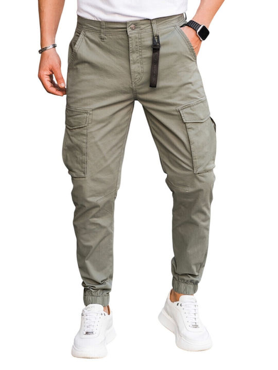 Trousers Cargo Elastic Olive