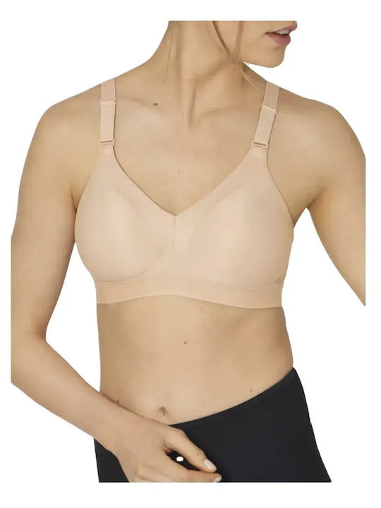 Triaction Wellness Athletic Athletic Bra without Padding without Underwire Beige