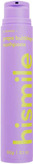 Fluoride Toothpaste Grape Flavor Grape Bubblegum Hismile 60 G