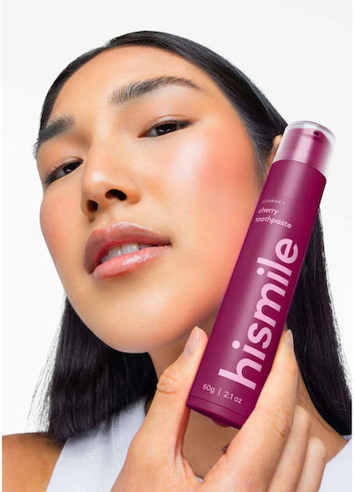 Pastă De Dinți Cu Fluor Aromă De Cireșe Cherry Hismile 60 G