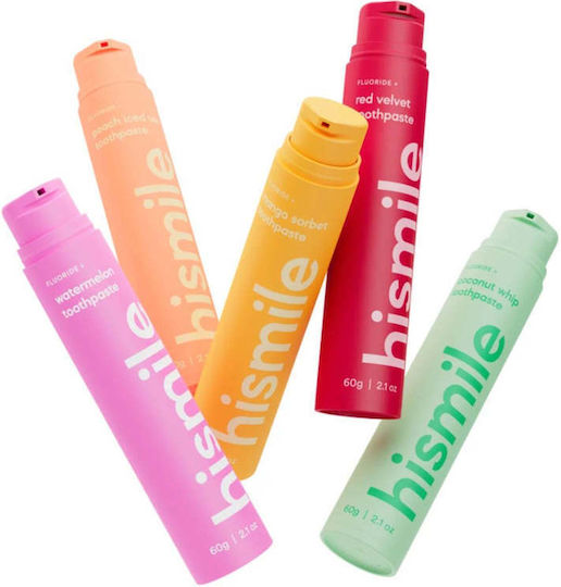 Fluoride Toothpaste Mango Flavor Mango Sorbet Hismile 60 G