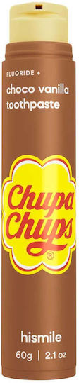 Fluoride Toothpaste Chocolate Vanilla Flavor Chupa Chups Choco Vanilla Hismile 60 G