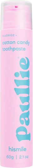 Pastă De Dinți Cu Fluor Aromă De Vată De Zahăr Cotton Candy Hismile 60 G