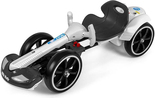 Bolt Go Kart Μονοθέσιο με Τηλεκοντρόλ Λευκό για 3+ Ετών