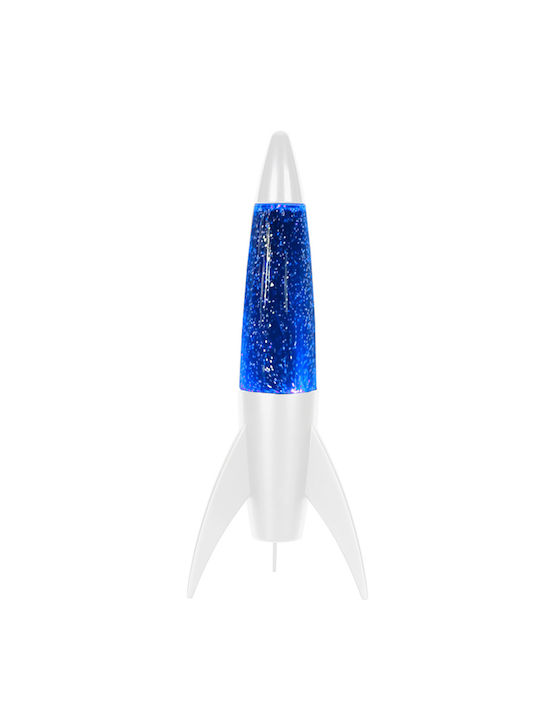 Total Gift Dekorative Lampe Lavalampe Blau