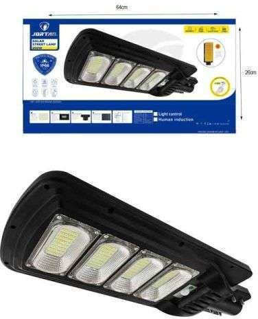 Jortan Ηλιακό Φωτιστικό Δρόμου 200W Ψυχρό Λευκό 6500K με Αισθητήρα Κίνησης και Τηλεχειριστήριο IP66
