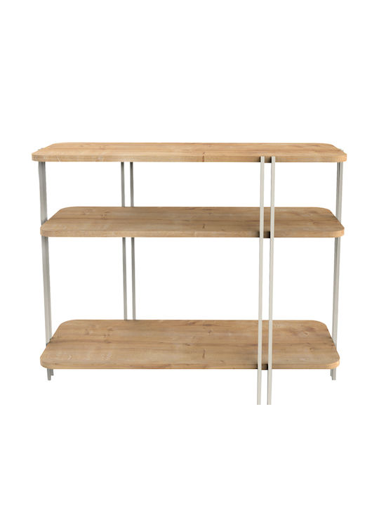 Notus Console Table from Wood & Metal Sapphire Oak L92xW34.5xH75cm