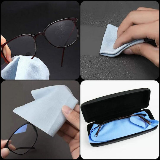 10x Lavetă de Curățare cu Microfibră pentru Ochelari 17.5 X 14.5