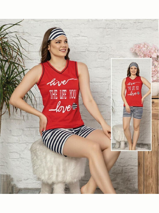 Mirano Homewear Summer Women's Pyjama Set Red
