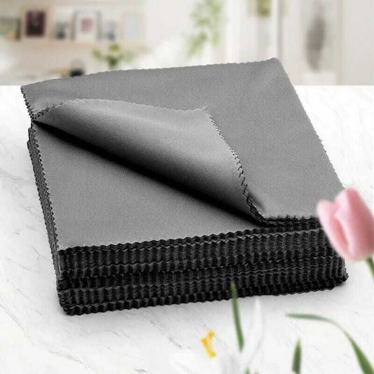 Microfiber Cloth Glasses Black 15x10