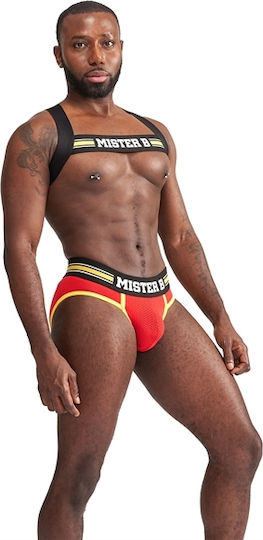 Mister B Ανδρικό Harness Μαύρο