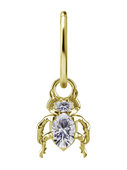 Crazy Needles Charm με Πέτρες από Ασήμι με Ζιργκόν