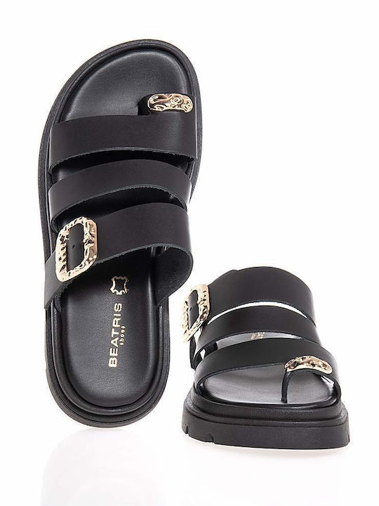 Дамски Сандали Flatforms Черни