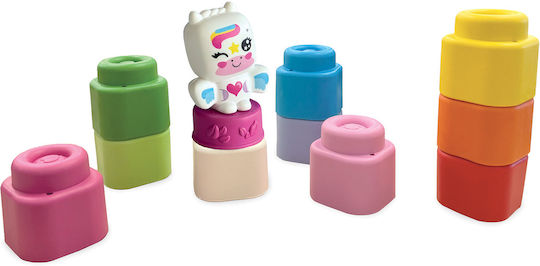 Baby Clementoni Building Blocks Soft Clemmy for 3+ Years 10 Pieces