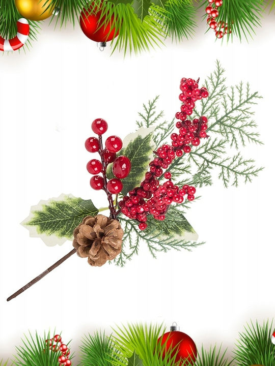 Weihnachtskranz Dekoratives Kunststoff Mistelzweig Beiges