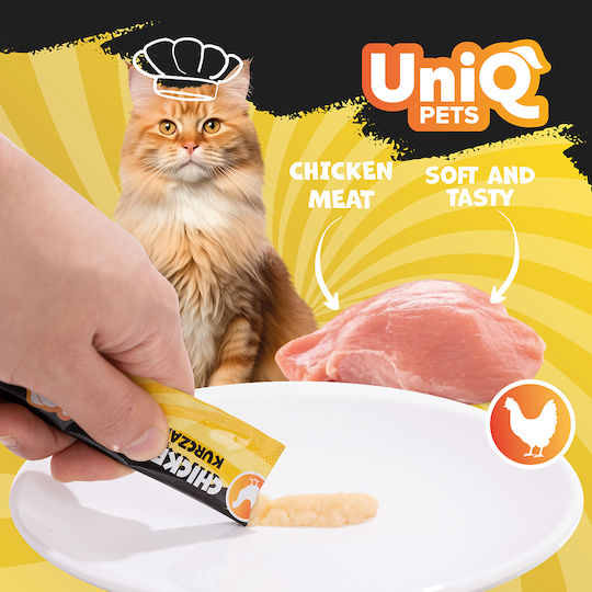 Uniq Υγρή Τροφή για Γάτες με Κοτόπουλο 15gr