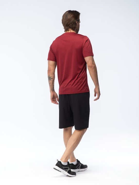 Sportliches Herrenbluse Kurzarm Rote T-Shirts