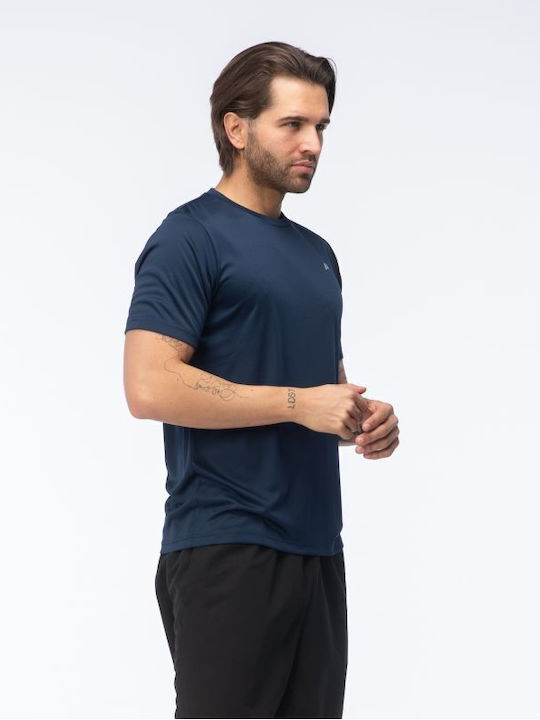 Sportliches Kurzarm T-Shirt Silber