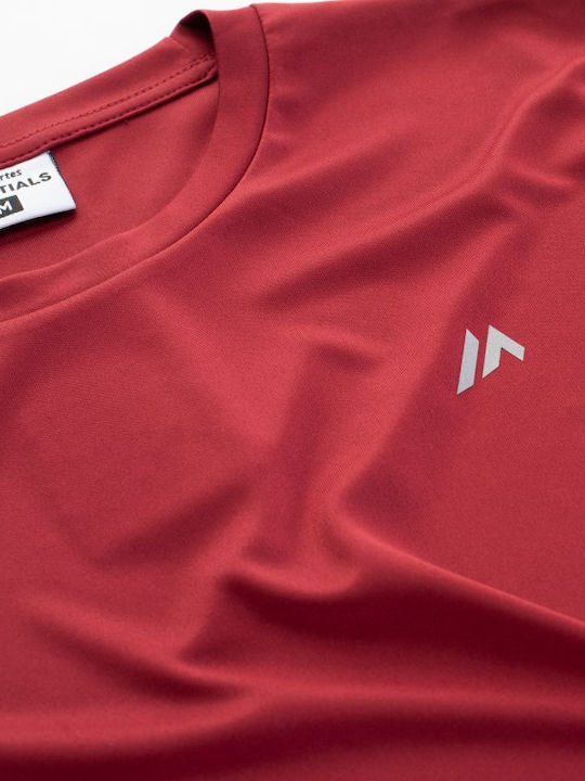 Sportliches Herrenbluse Kurzarm Rote T-Shirts