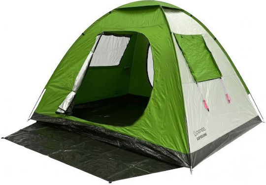 Panda Superdome Καλοκαιρινή Σκηνή Camping Igloo Πράσινη για 6 Άτομα 240x280x175εκ.
