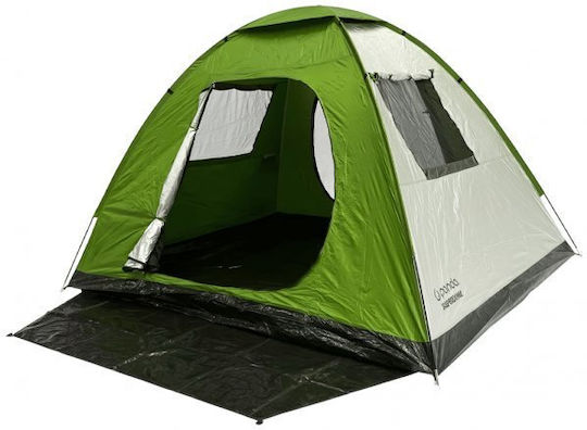Panda Superdome Καλοκαιρινή Σκηνή Camping Igloo Πράσινη για 6 Άτομα 240x280x175εκ.
