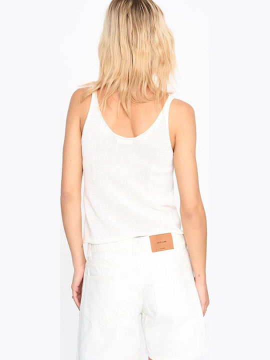 Γυναικεία Μπλούζα Βαμβακερή Off White