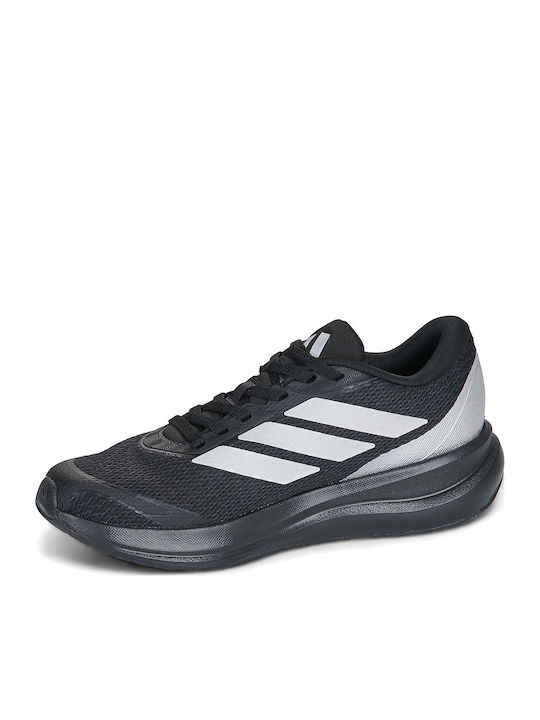 Runfalcon Kinder Sportschuhe Running mit Schnürsenkeln Schwarz