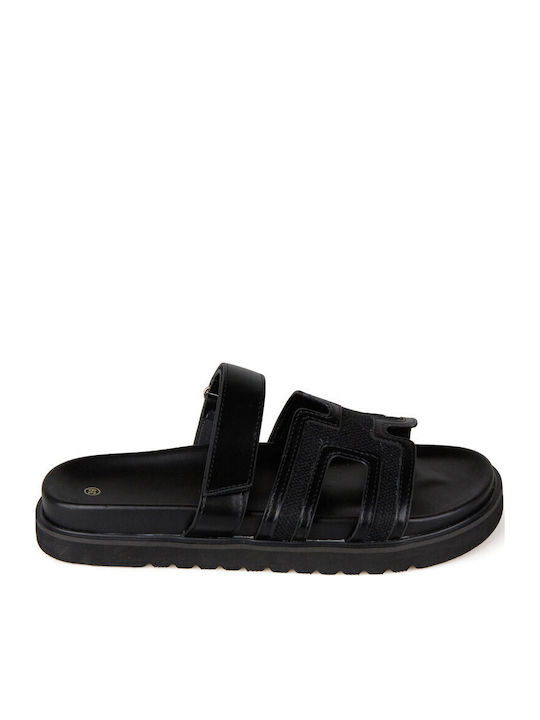 Дамски Анатомични Сандали Flatforms Черни