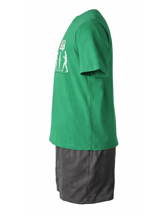 Pijamale Copii 2-6 Ani Vara Verde 2021308pr Verde
