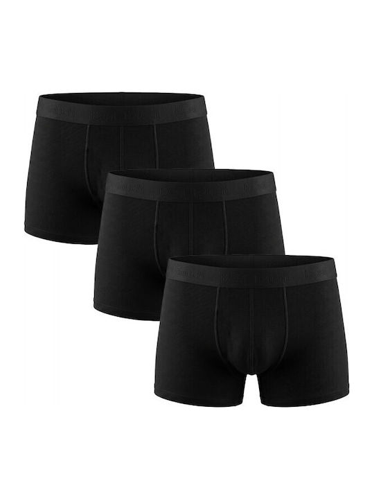 Ανδρικά Μποξεράκια Μαύρα 3Pack