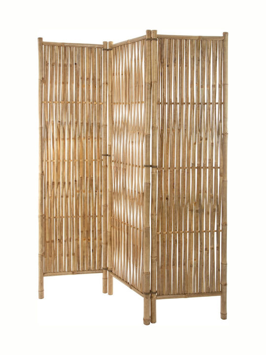 Atmosphera Bamboo Decorative Room Divider made of Bamboo with 3 Panels 135x170cm