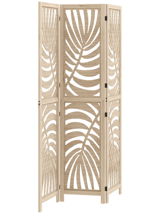 HomCom Διακοσμητικό Παραβάν Ξύλινο 120x170cm