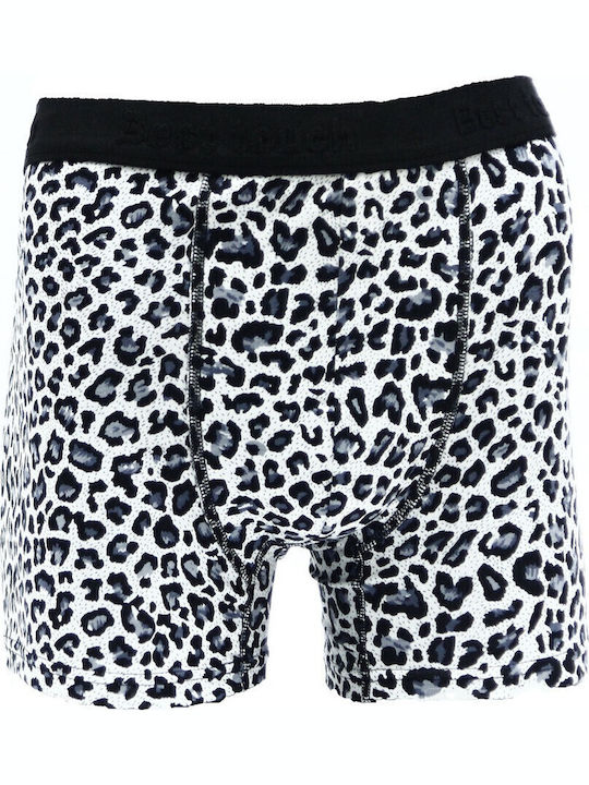 Men's Boxer Grey with Patterns