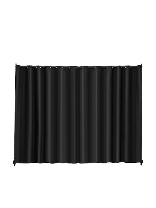 Vevor Portable Room Divider Wheels Black Privacy Screen Blpf96120incyupd6v0
