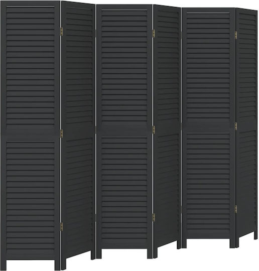 vidaXL Διακοσμητικό Παραβάν Ξύλινο με 6 Φύλλα 210x180cm