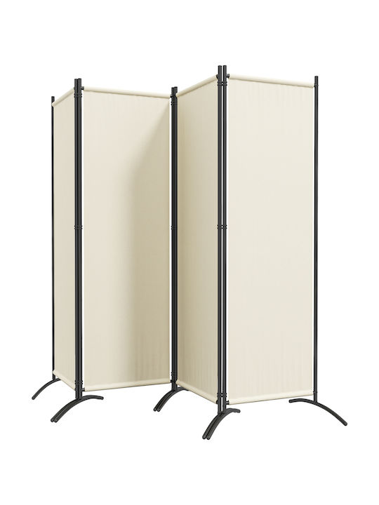 Outsunny Διακοσμητικό Παραβάν Μεταλλικό 221x172cm