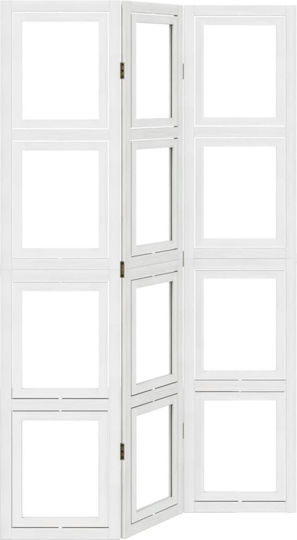 vidaXL Διακοσμητικό Παραβάν Ξύλινο με 3 Φύλλα 105x180cm