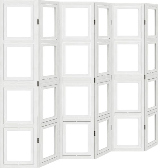 vidaXL Διακοσμητικό Παραβάν Ξύλινο με 6 Φύλλα 210x180cm