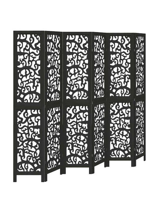 vidaXL Dekorativer Raumteiler Hölzernes mit 6 Paneelen 210x200cm