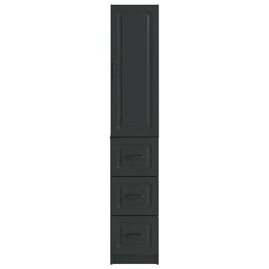 vidaXL Coloană De Baie De Pardoseală M33xA34.5xÎ87cm Neagră