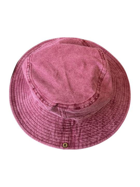 DENIA ACCESSORIES Pălărie Textilă Pentru Bărbați Stil Safari Burgundy 26020