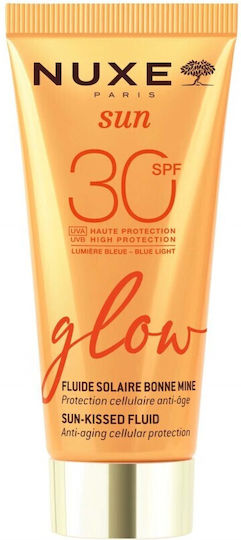 Nuxe Golden Summer Routine Set with Face Sunscreen Body Sunscreen & Toiletry Bag SPF30 4 Pieces