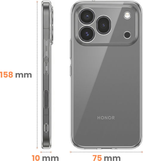 Avizar Husa Honor 600 Pro Silicon Moale Ultra-subțire 0 5mm Transparentă
